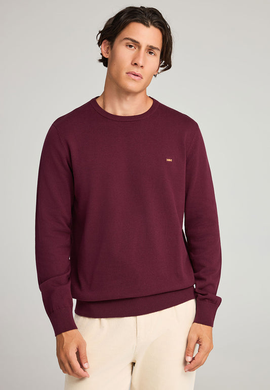 Pulover cu guler rotund pentru bărbați - Esențiale