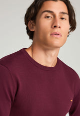 Pulover cu guler rotund pentru bărbați - Esențiale