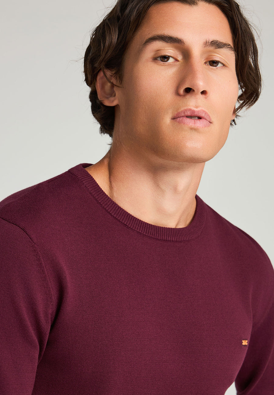 Pulover cu guler rotund pentru bărbați - Esențiale