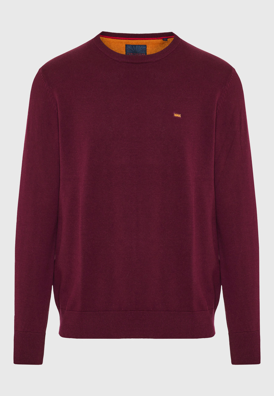 Pulover cu guler rotund pentru bărbați - Esențiale