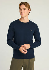 Pulover cu guler rotund pentru bărbați - Esențiale