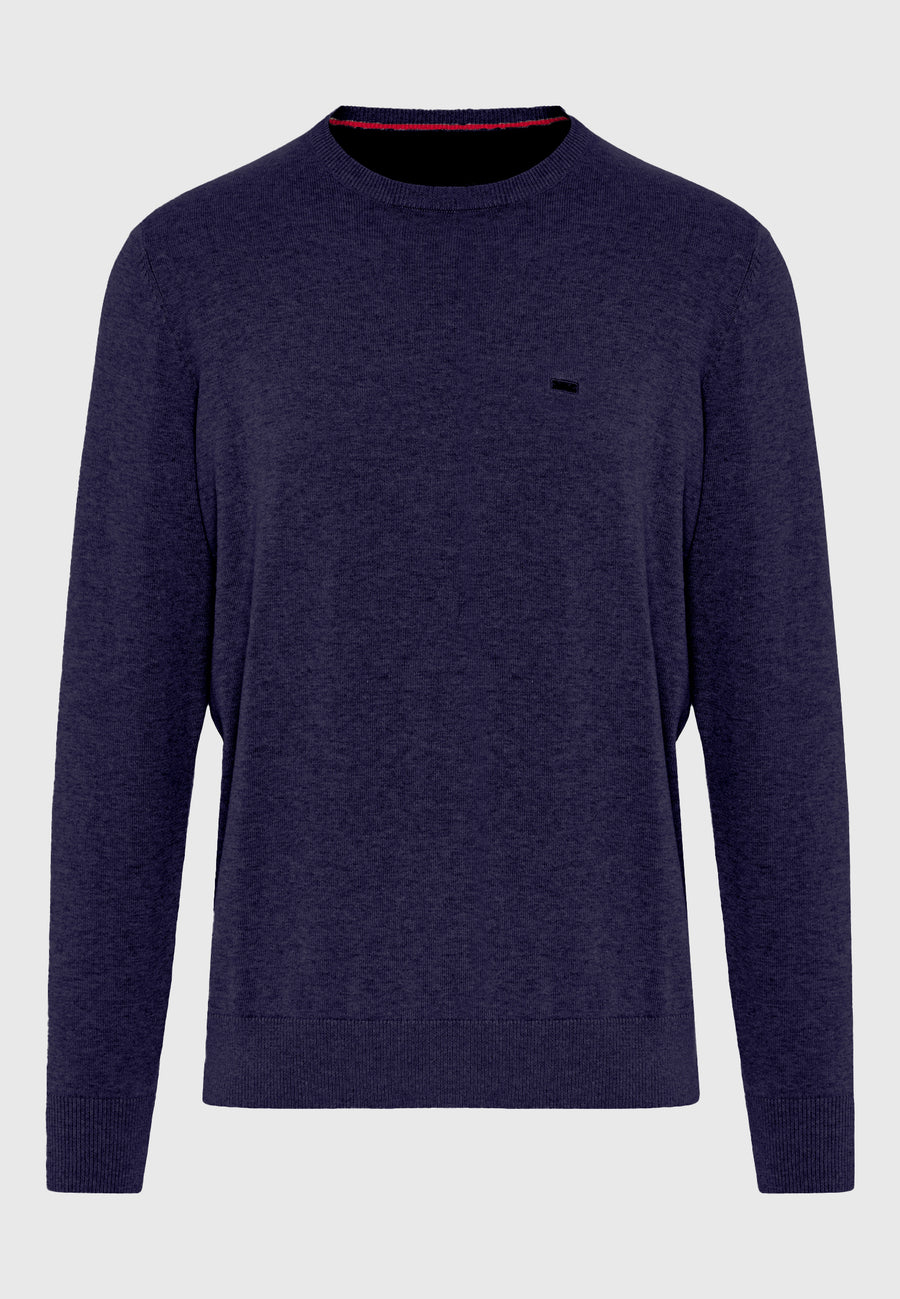 Pulover cu guler rotund pentru bărbați - Esențiale