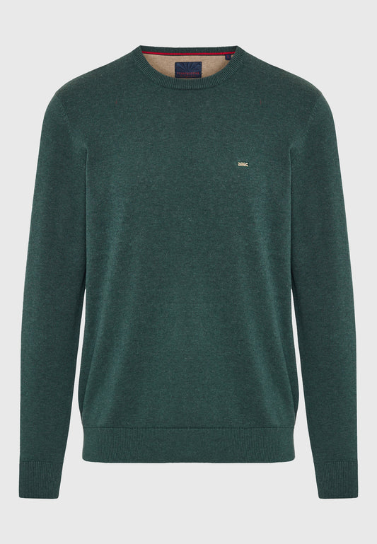 Pulover cu guler rotund pentru bărbați - Esențiale