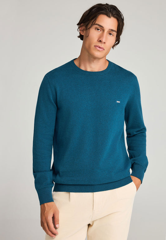Pulover cu guler rotund pentru bărbați - Esențiale