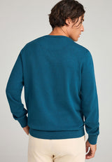 Pulover cu guler rotund pentru bărbați - Esențiale