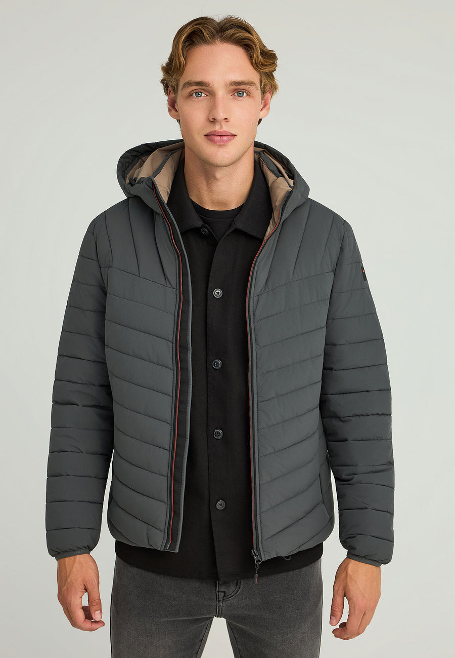 Jachetă casual bărbătească cu căptușeală matlasată