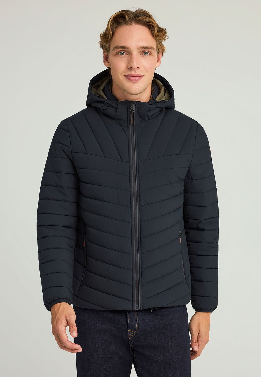 Jachetă casual bărbătească cu căptușeală matlasată