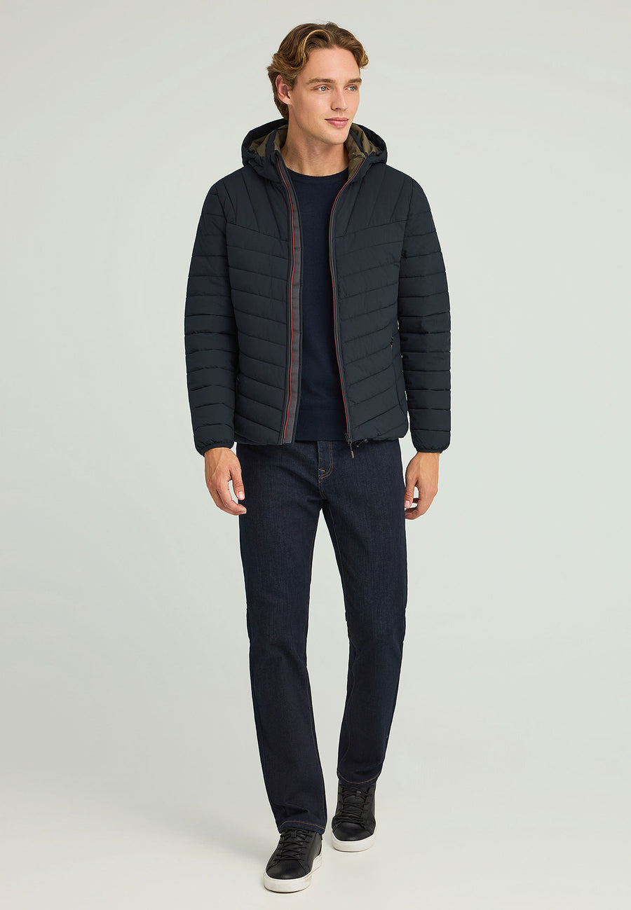 Jachetă casual bărbătească cu căptușeală matlasată