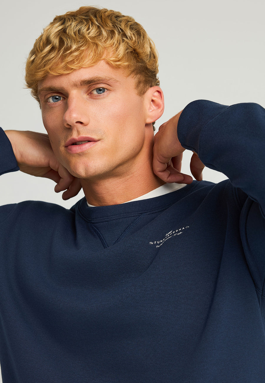 Hanorac cu guler rotund pentru bărbați - Esențiale