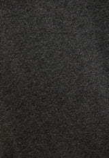 Pulover tricotat simplu cu fermoar pe jumătate pentru bărbați