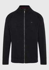 Cardigan tricotat cu fermoar pentru bărbați