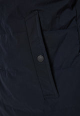 Jachetă matlasată casual cu guler înalt