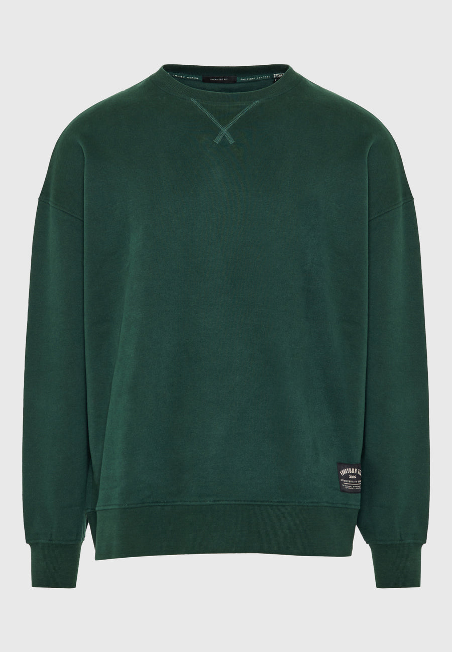 Hanorac simplu cu guler rotund pentru bărbați