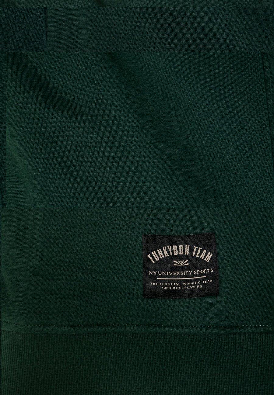 Hanorac simplu cu guler rotund pentru bărbați