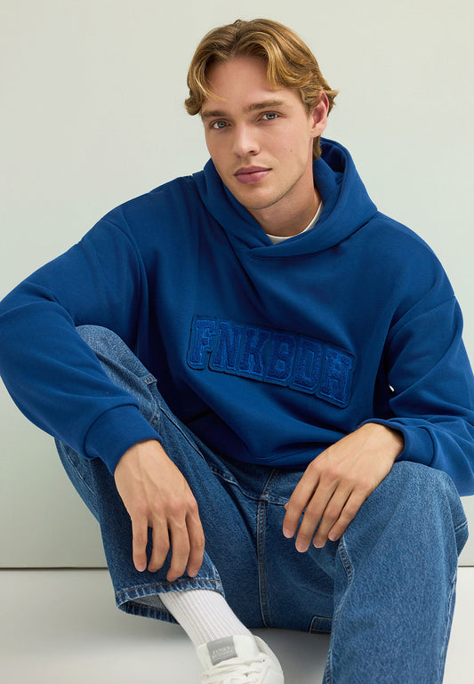 Hanorac cu imprimeu pe piept pentru bărbați