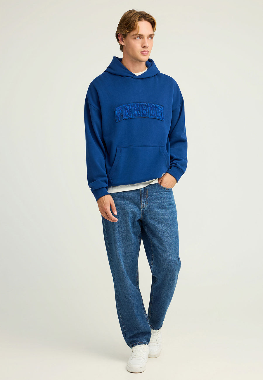 Hanorac cu imprimeu pe piept pentru bărbați