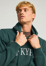 Hanorac cu imprimeu pe piept pentru bărbați