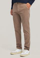 Pantaloni chino din catifea reiată pentru bărbați