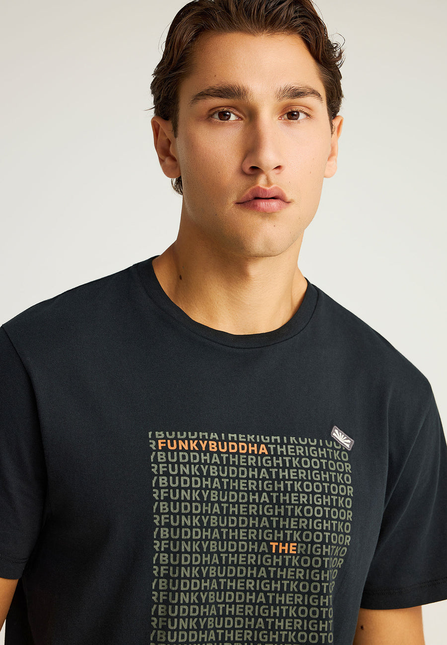 Tricou cu imprimeu Funky Buddha