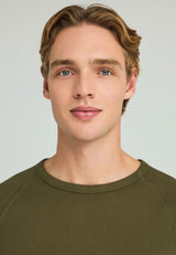 Tricou cu croială regulată și margini brute