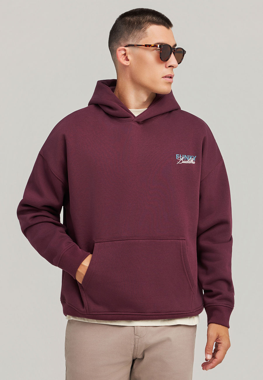 Hanorac cu imprimeu subtil pe piept