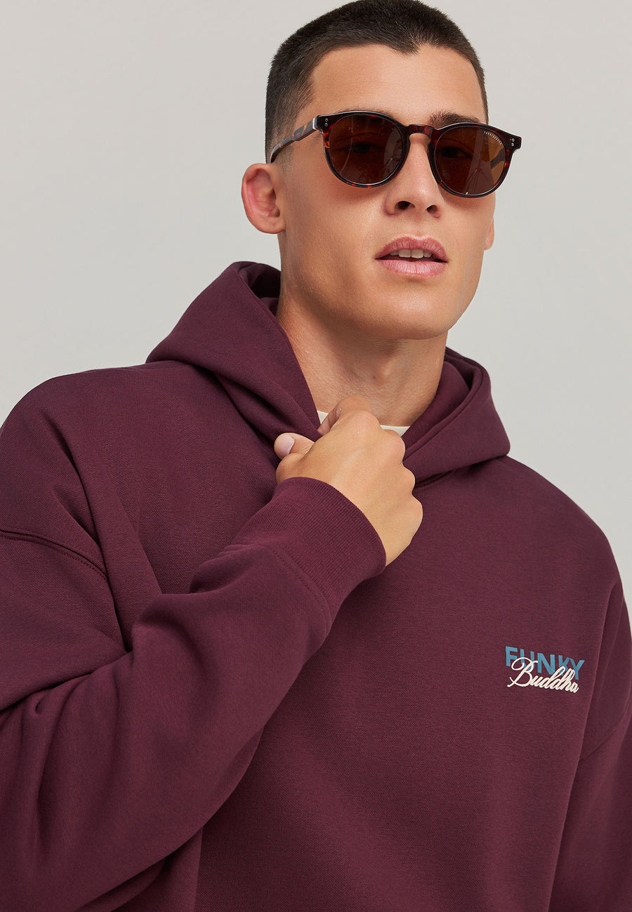 Hanorac cu imprimeu subtil pe piept