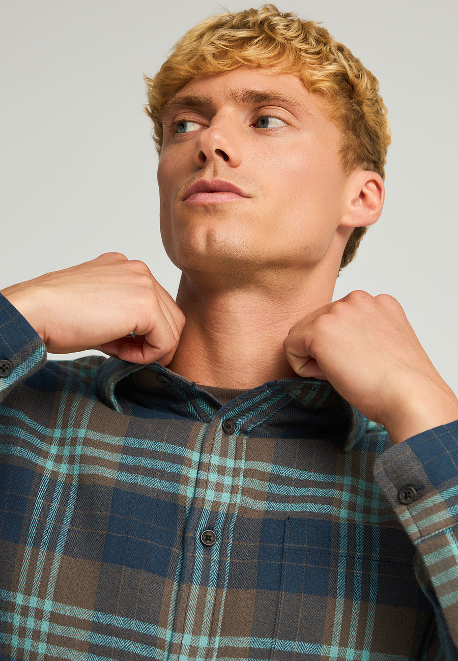 Cămașă bărbătească în carouri