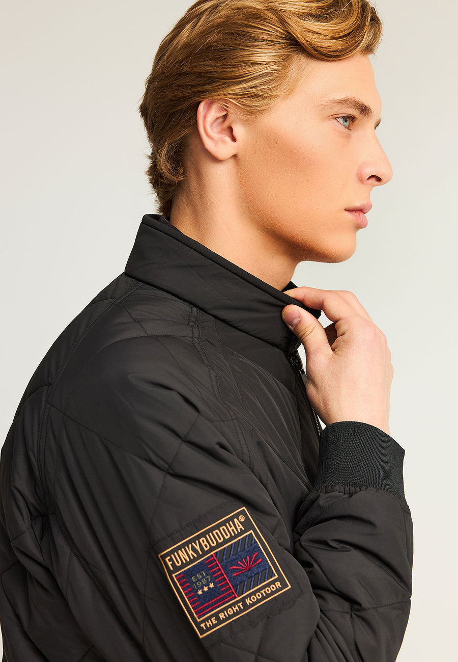 Jachetă bomber matlasată pentru bărbați