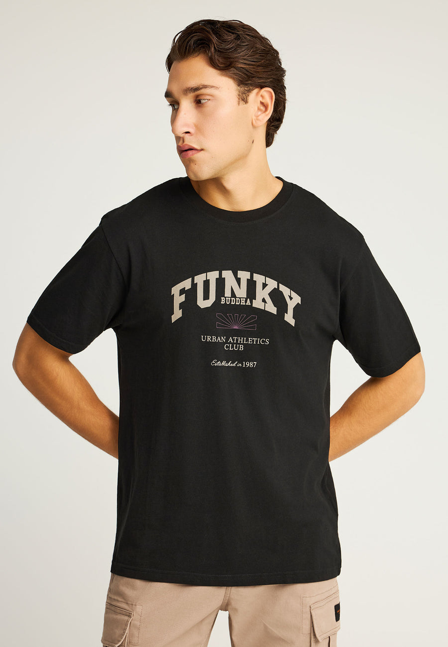 Tricou cu imprimeu de brand pe piept