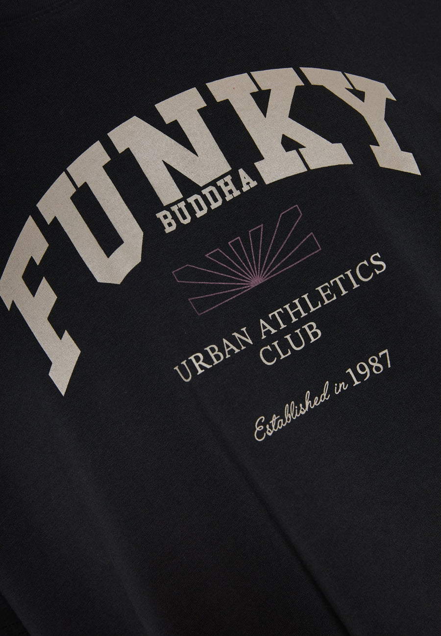 Tricou cu imprimeu de brand pe piept