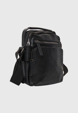 Geantă de umăr bărbătească din piele ecologică (PU)