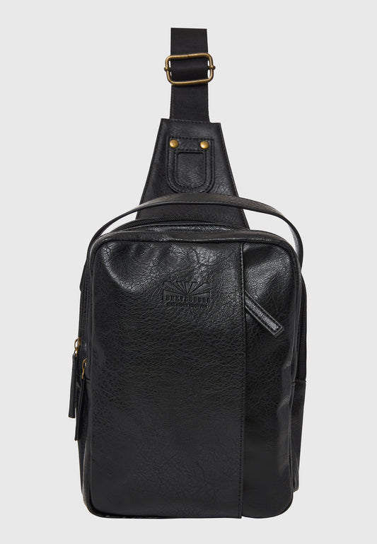 Men's eco-leather shoulder bag (PU)