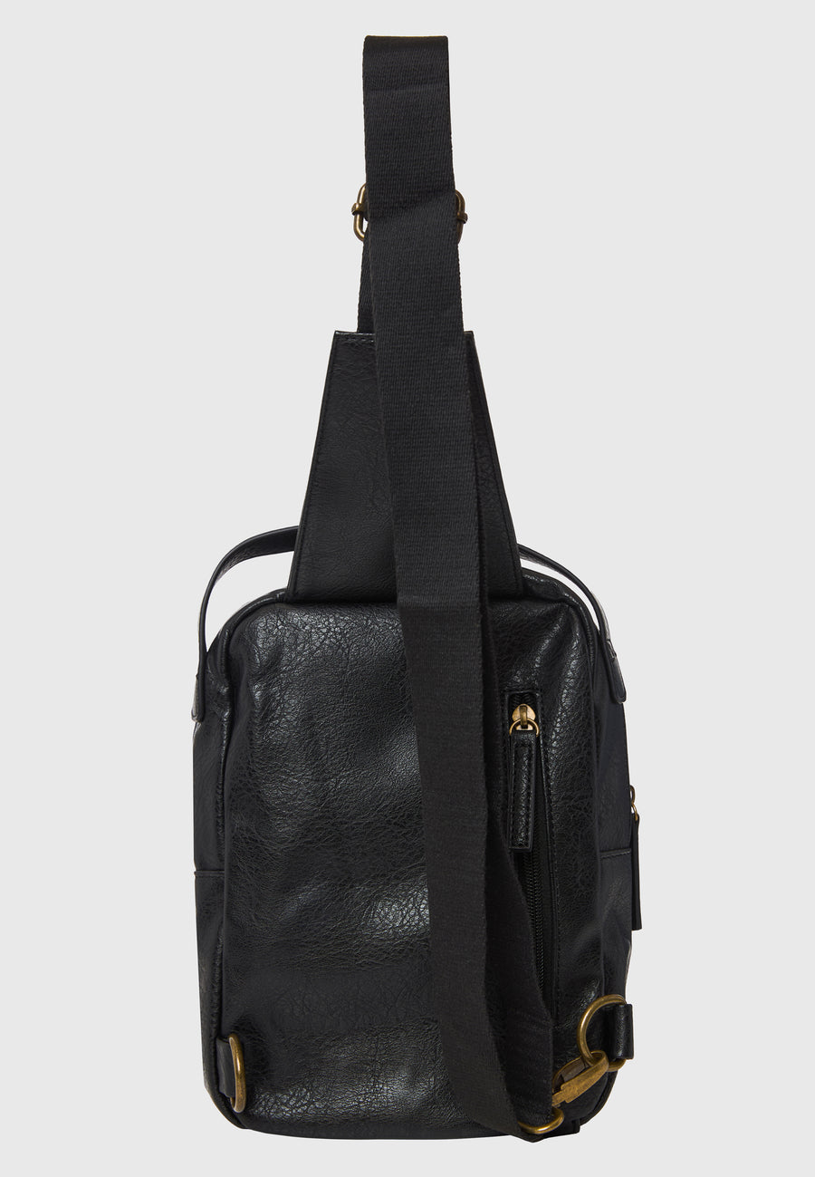 Geantă de umăr bărbătească din piele ecologică (PU)