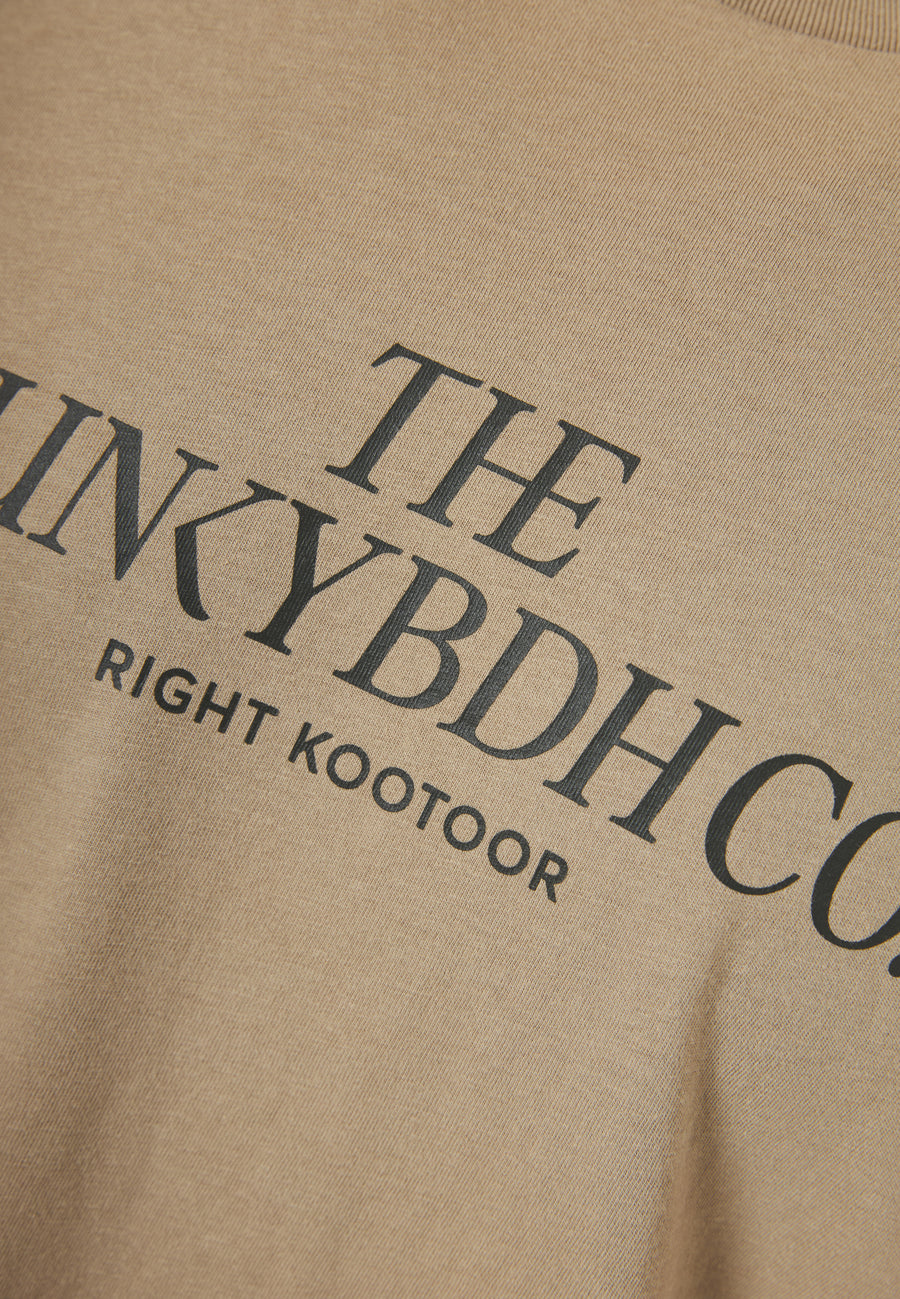 Tricou cu imprimeu pe piept cu logo text