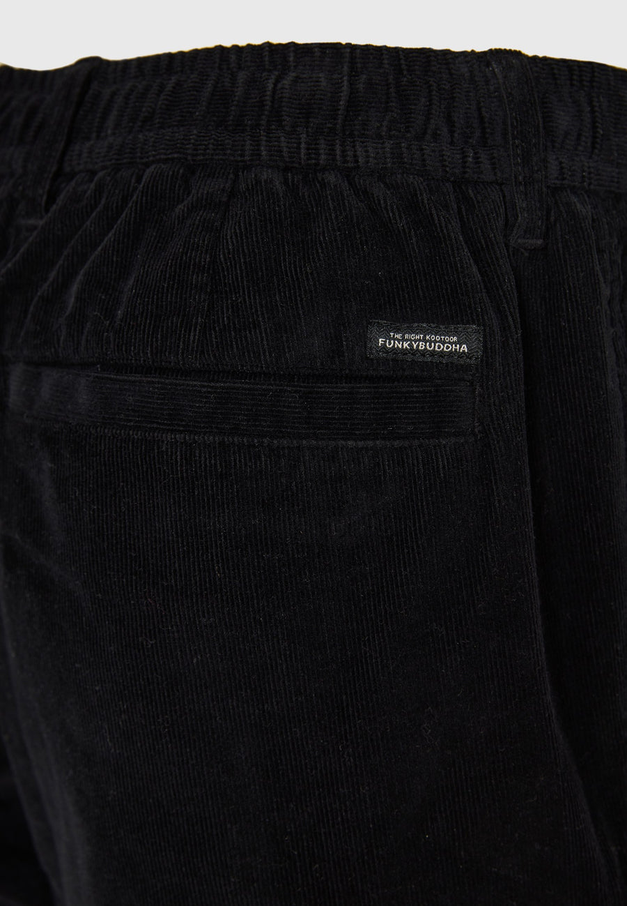 Pantaloni cargo din catifea reiată, croială lejeră, pentru bărbați