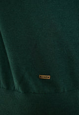 Pulover bărbătesc cu croială regulată, tricotat melanj