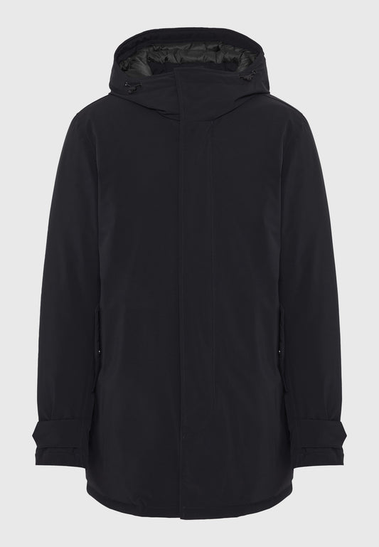 Parka confortabilă cu căptușeală și glugă