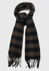 Eșarfă în carouri pentru bărbați