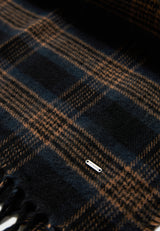 Eșarfă în carouri pentru bărbați