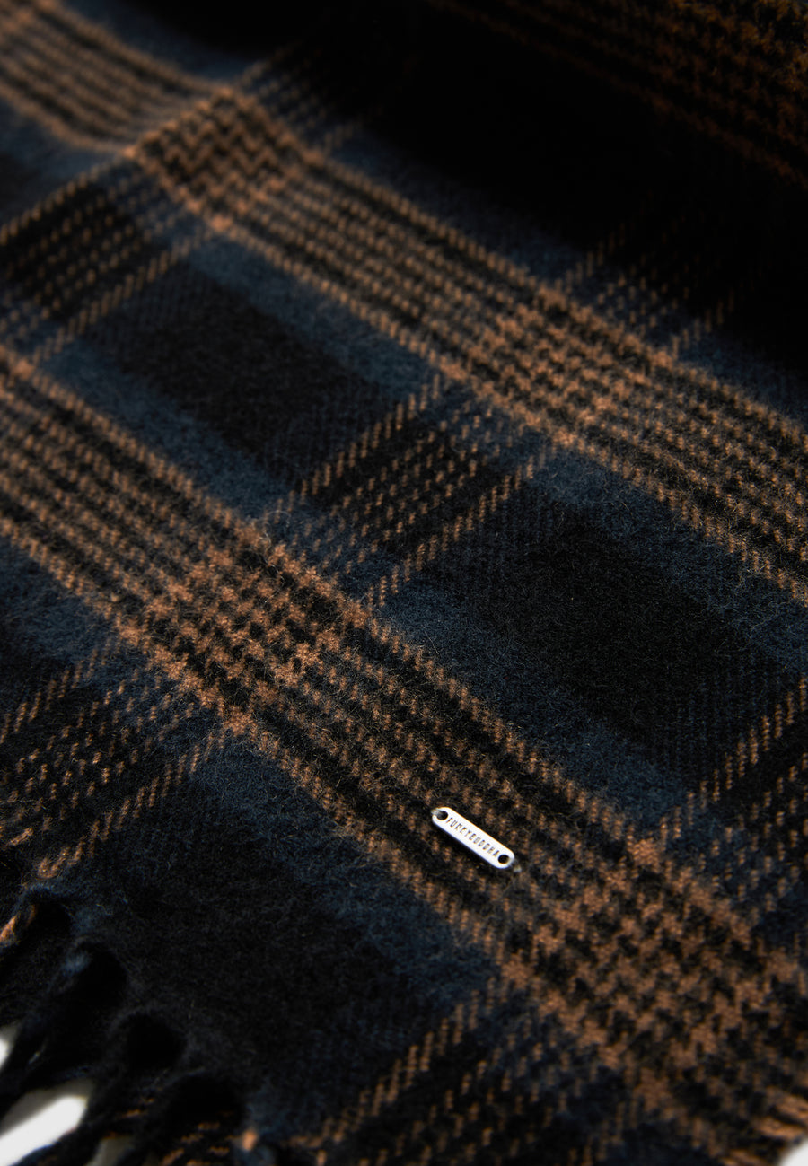 Eșarfă în carouri pentru bărbați