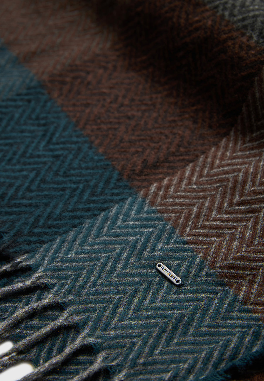 Eșarfă cu dungi pentru bărbați