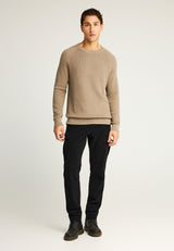 Pulover bărbătesc din bumbac melanj