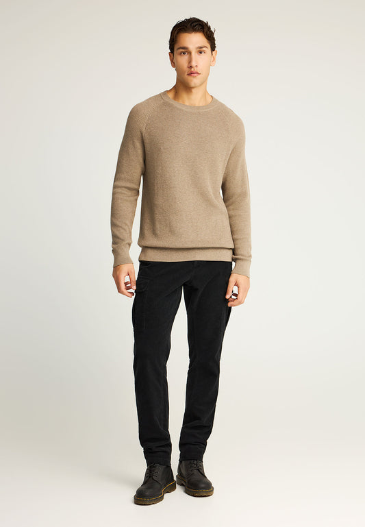 Pulover bărbătesc din bumbac melanj