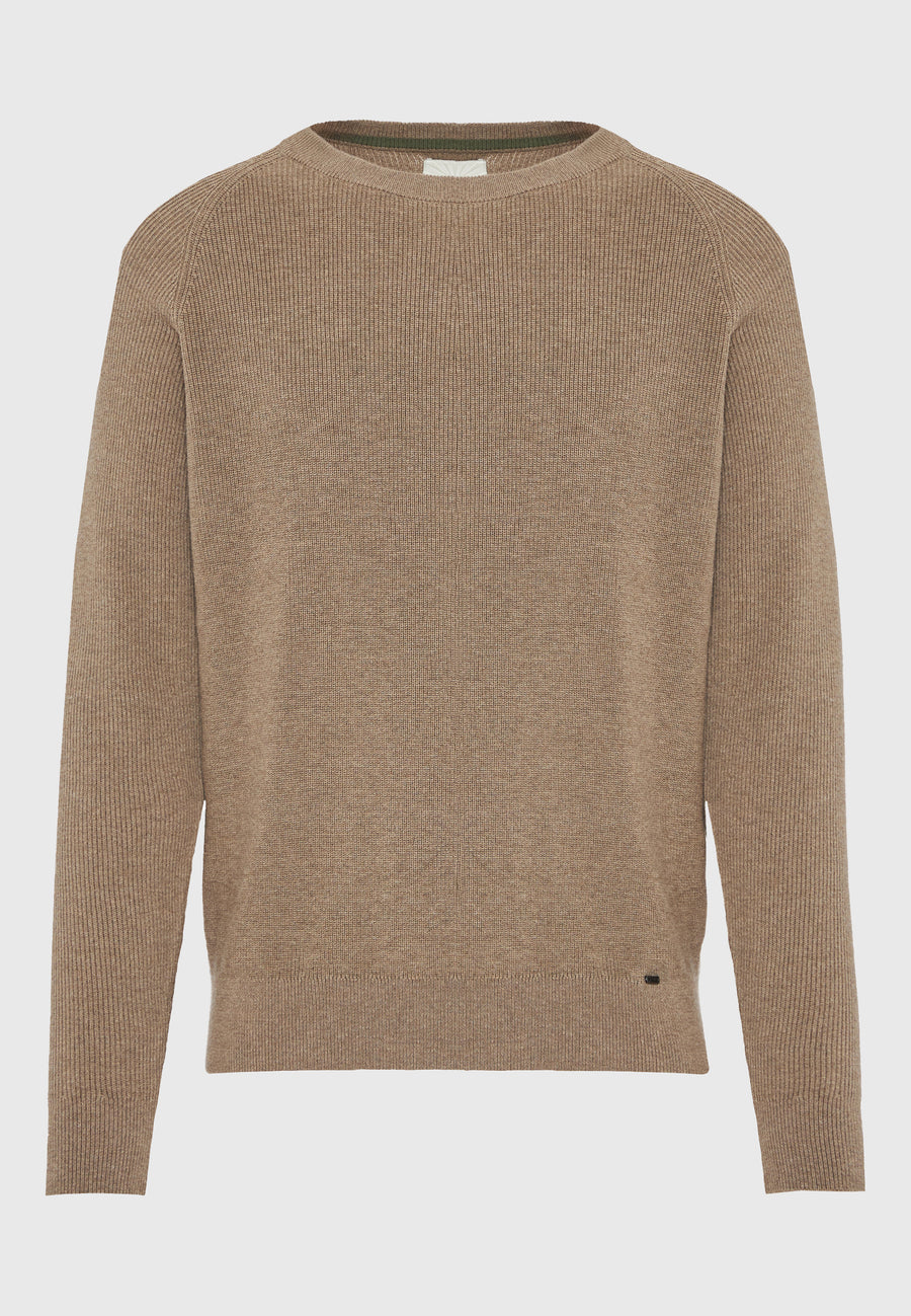 Pulover bărbătesc din bumbac melanj