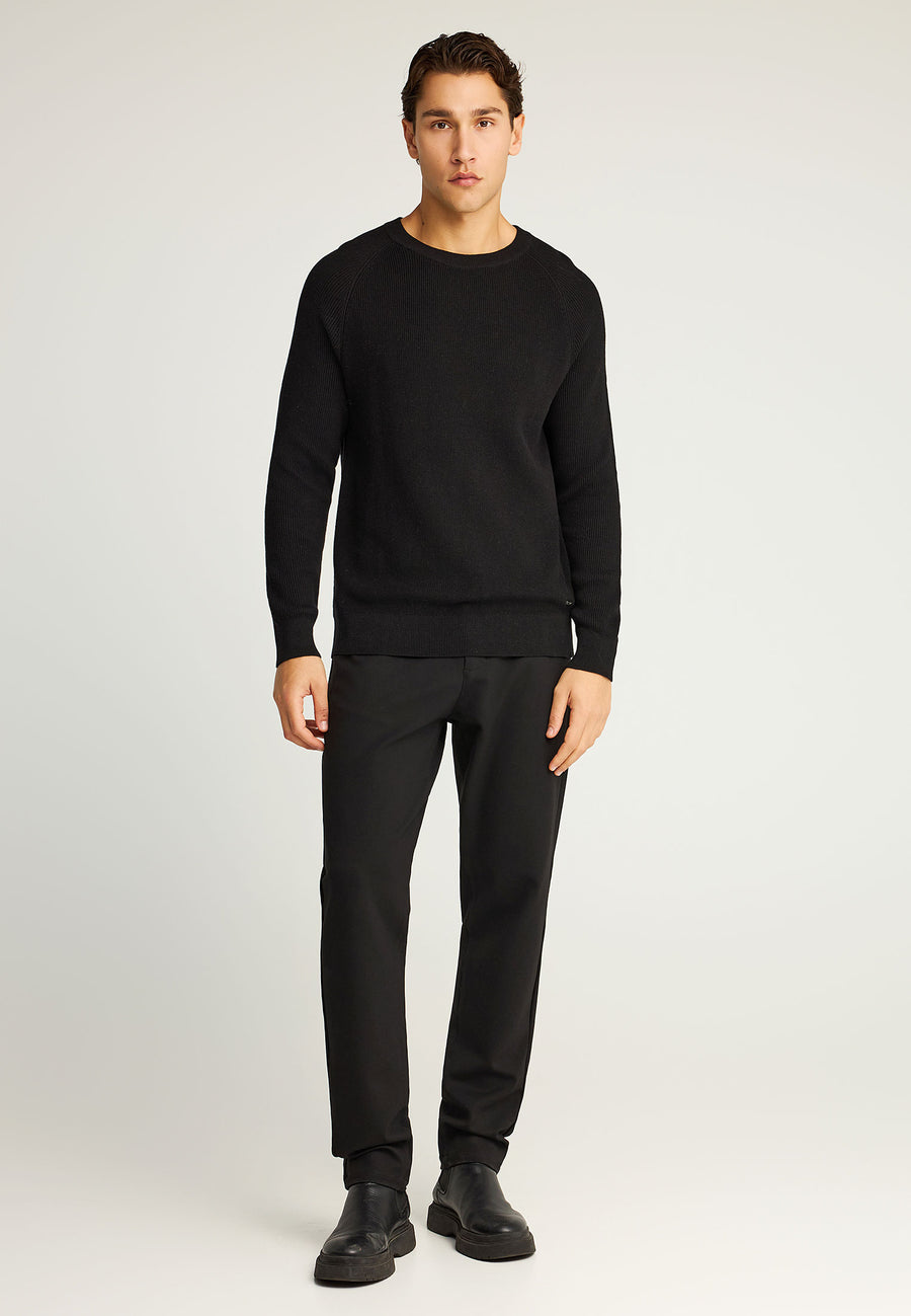 Pulover bărbătesc din bumbac melanj