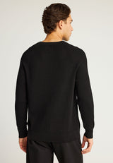 Pulover bărbătesc din bumbac melanj