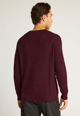 Pulover bărbătesc din bumbac melanj