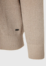 Pulover bărbătesc cu fermoar pe jumătate