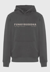 Men's chest printed overhead hoodie