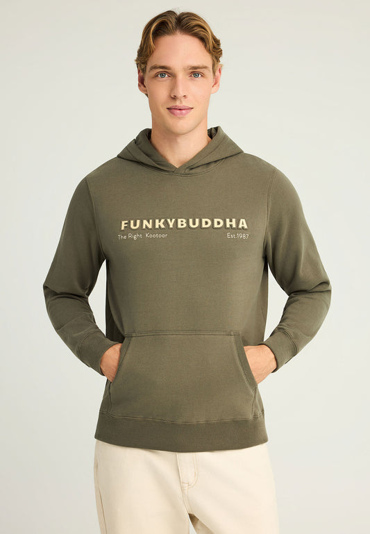 Hanorac cu imprimeu pe piept pentru bărbați